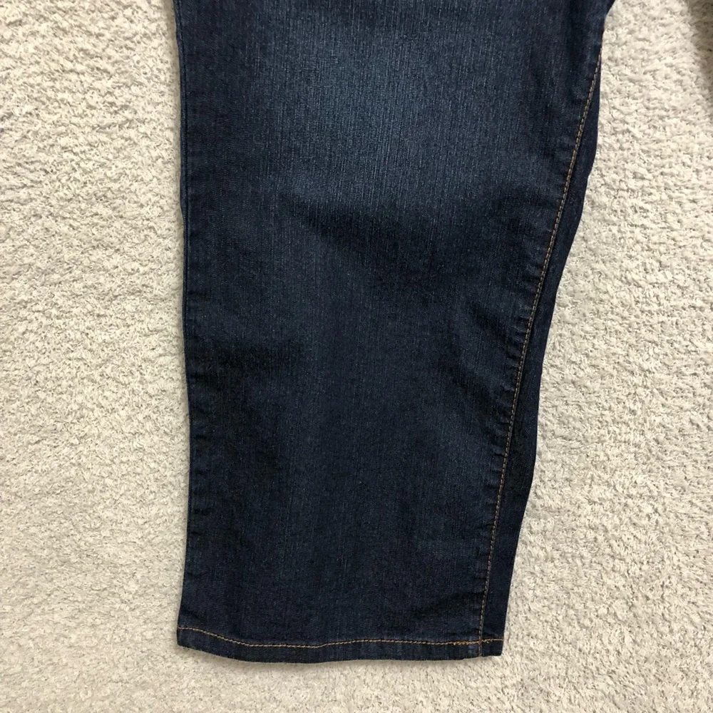 Catherines Secret Slimmer Synergy Dark Wash Jeans Size 26WP Plus